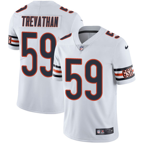 Nike Bears #59 Danny Trevathan White Men's Stitched NFL Vapor Untouchable Limited Jersey - Click Image to Close